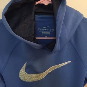 Nike light blue hoodie pullover